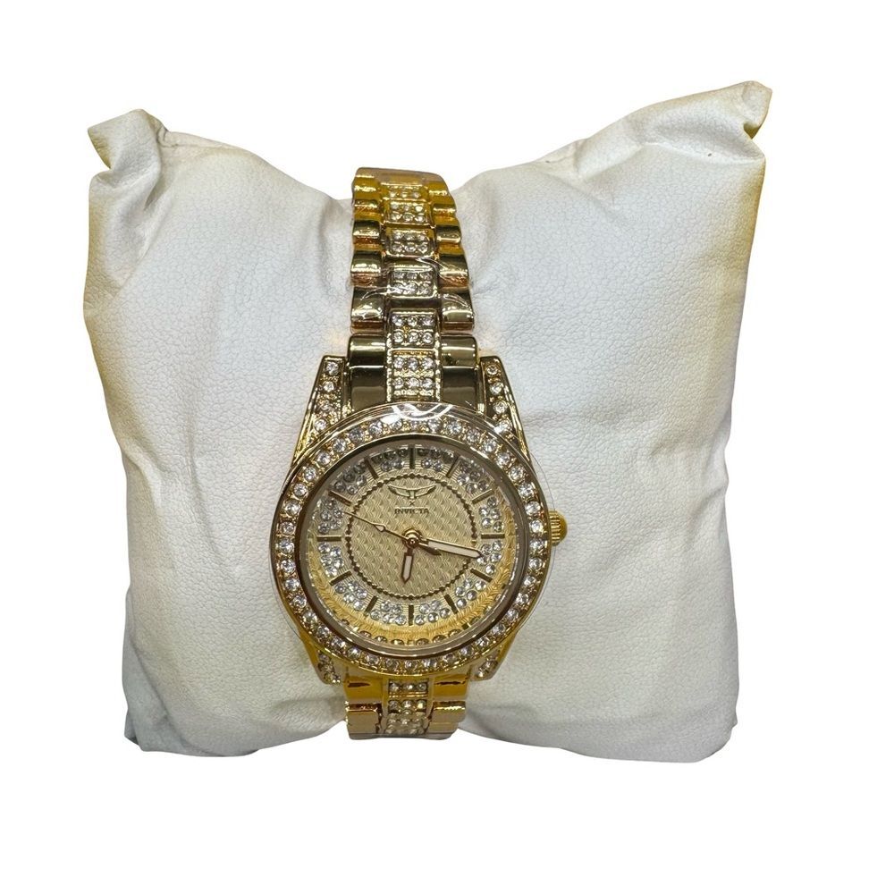 Invicta Wildflower I Women's 32mm Gold Watch Copper Dial BNWT Quartz Dress - Picture 3 of 4